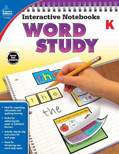 Cover image for book Interactive Notebooks Word Study, Grade K