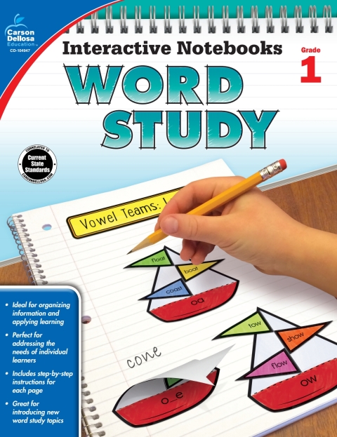 Cover image for book Interactive Notebooks Word Study, Grade 1