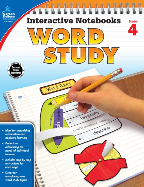 Cover image for book Interactive Notebooks Word Study, Grade 4