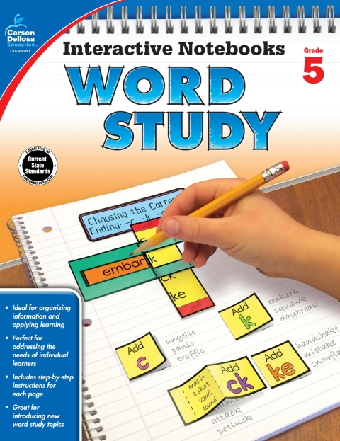 Cover image for book Interactive Notebooks Word Study, Grade 5
