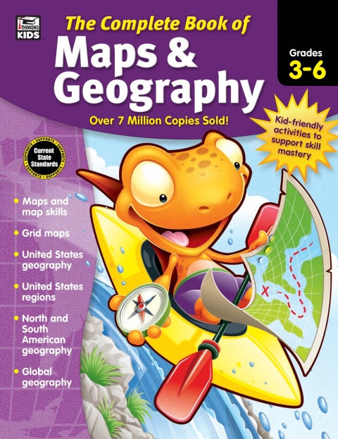 Cover image for book The Complete Book of Maps & Geography, Grades 3 - 6