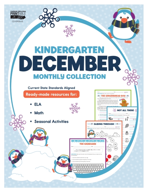 Cover image for book December Monthly Collection, Grade K