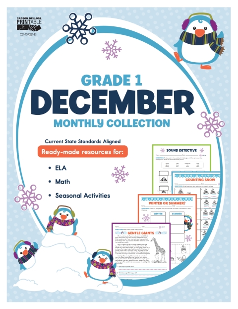 Cover image for book December Monthly Collection, Grade 1