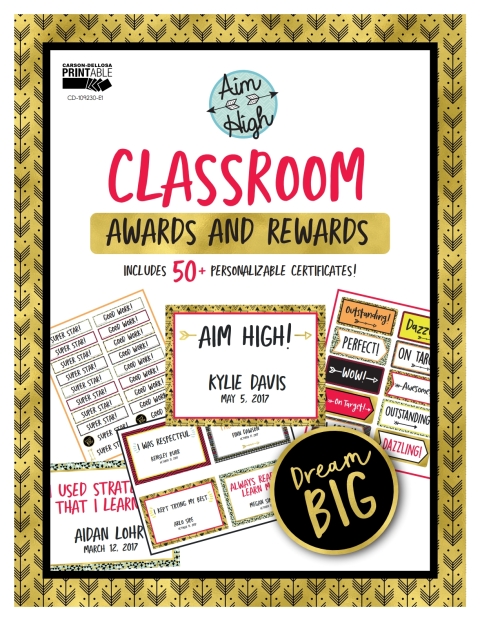 Cover image for book Aim High Classroom Awards and Rewards