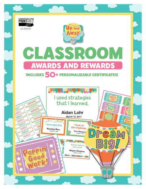 Cover image for book Up and Away Classroom Awards and Rewards