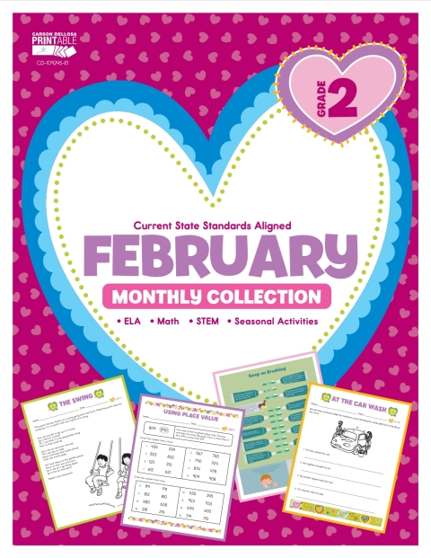 Cover image for book February Monthly Collection, Grade 2