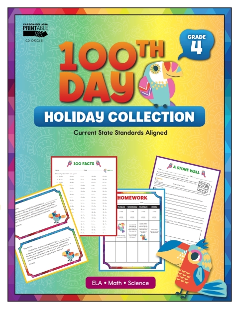 Cover image for book 100th Day Holiday Collection, Grade 4