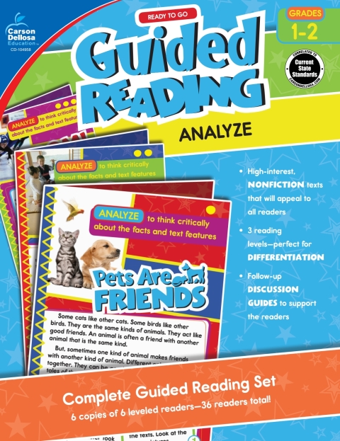 Cover image for book Ready to Go Guided Reading: Analyze, Grades 1 - 2