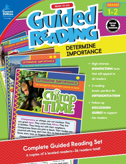 Cover image for book Ready to Go Guided Reading: Determine Importance, Grades 1 - 2