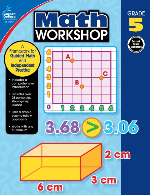 Cover image for book Math Workshop, Grade 5