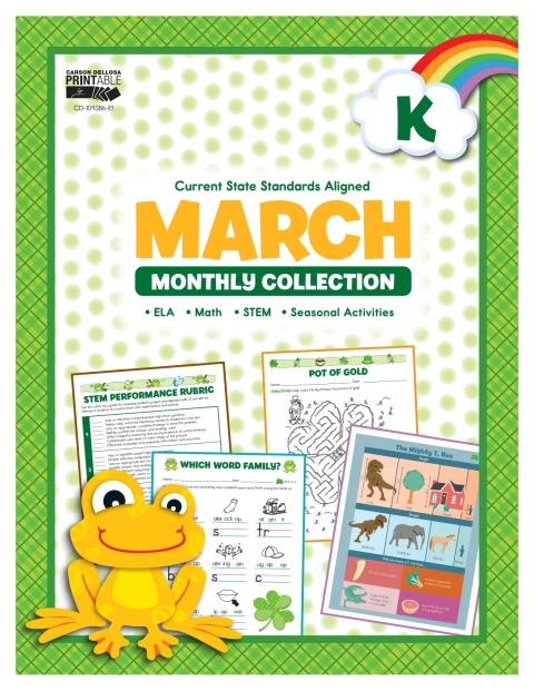 Cover image for book March Monthly Collection, Grade K