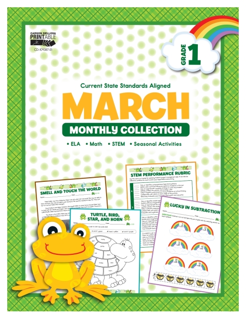 Cover image for book March Monthly Collection, Grade 1