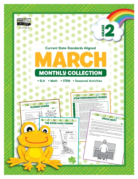 Cover image for book March Monthly Collection, Grade 2