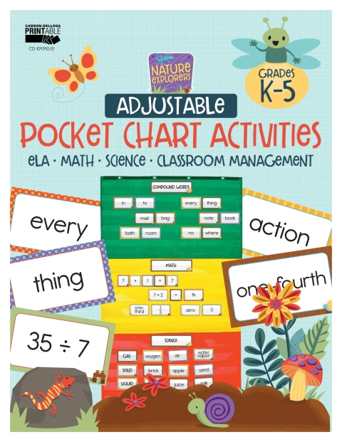 Cover image for book Nature Explorers Adjustable Pocket Chart Activities