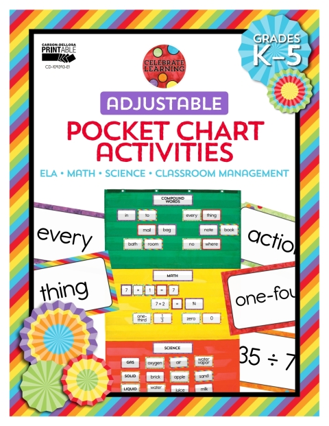 Cover image for book Celebrate Learning Adjustable Pocket Chart Activities