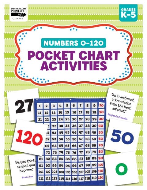 Cover image for book Numbers 0-120 Pocket Chart Activities