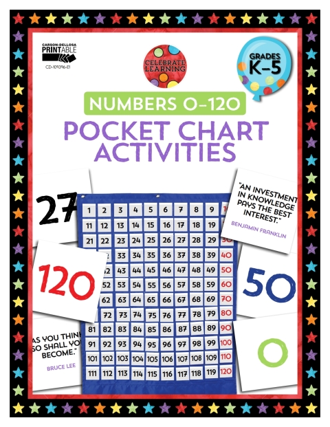 Cover image for book Celebrate Learning Numbers 0-120 Pocket Chart Activities