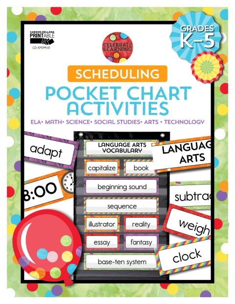 Cover image for book Celebrate Learning Scheduling Pocket Chart Activities