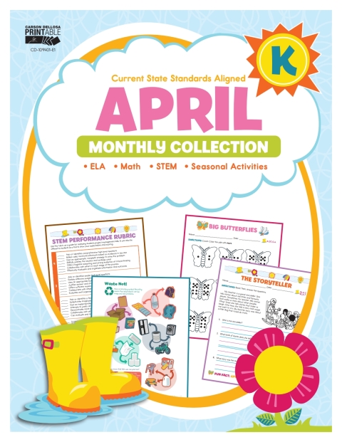 Cover image for book April Monthly Collection, Grade K