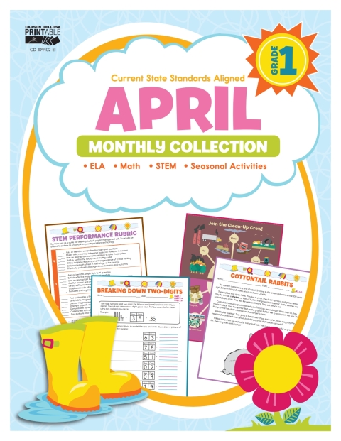 Cover image for book April Monthly Collection, Grade 1
