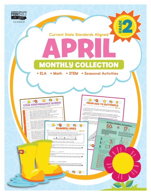 Cover image for book April Monthly Collection, Grade 2