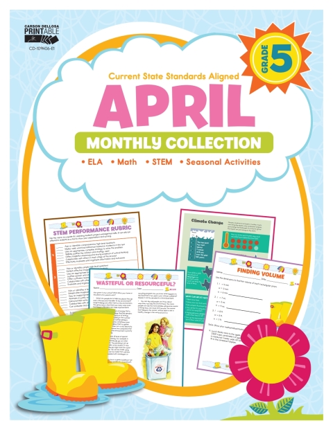 Cover image for book April Monthly Collection, Grade 5