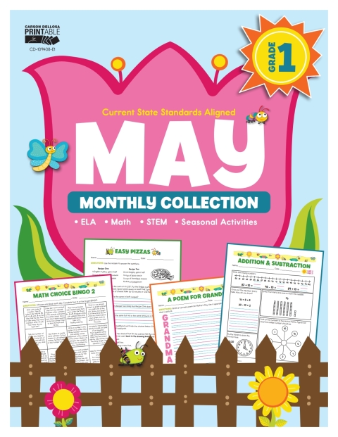 Cover image for book May Monthly Collection, Grade 1