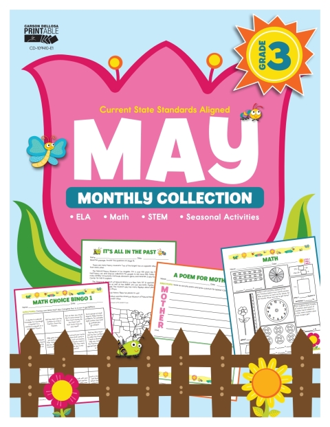 Cover image for book May Monthly Collection, Grade 3
