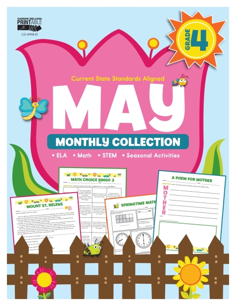 Cover image for book May Monthly Collection, Grade 4