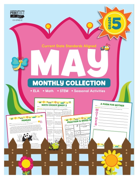 Cover image for book May Monthly Collection, Grade 5