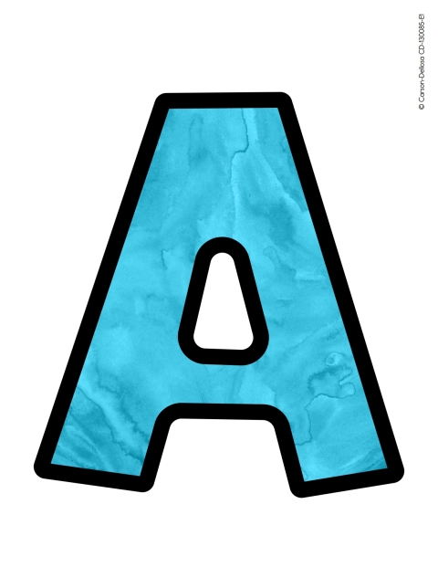 Cover image for book Celebrate Learning Watercolor Letters, Numbers, and Symbols