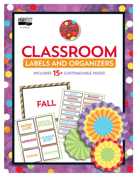 Cover image for book Celebrate Learning Labels and Organizers