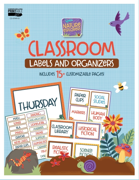 Cover image for book Nature Explorers Labels and Organizers