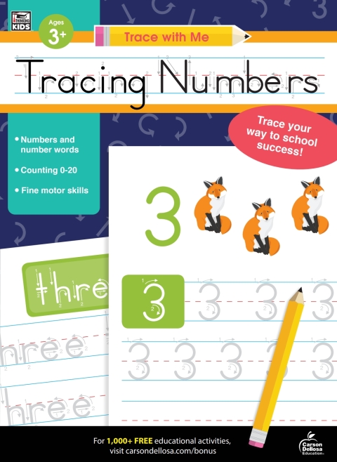 Cover image for book Trace with Me Tracing Numbers