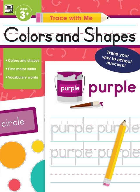 Cover image for book Trace with Me Colors and Shapes