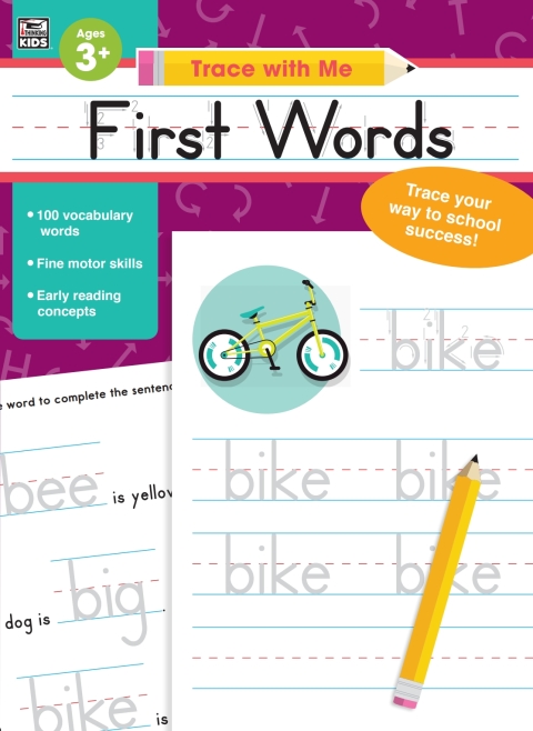 Cover image for book Trace with Me First Words