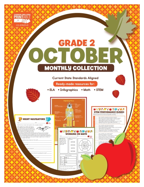 Cover image for book October Monthly Collection, Grade 2