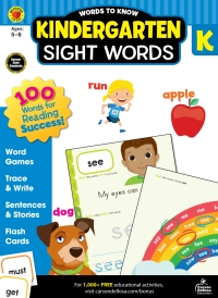 Cover image: Words to Know Sight Words, Grade K 9781483849324