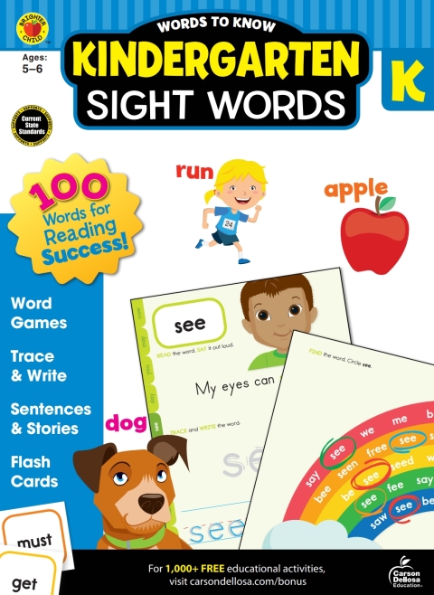 Cover image for book Words to Know Sight Words, Grade K