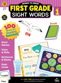 Cover image: Words to Know Sight Words, Grade 1 9781483849331