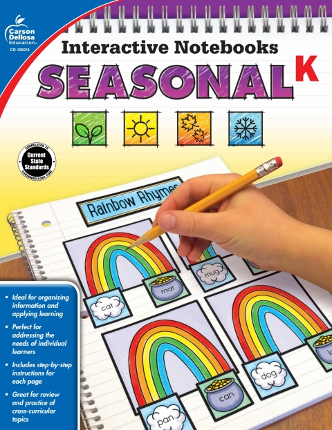 Cover image for book Interactive Notebooks Seasonal, Grade K