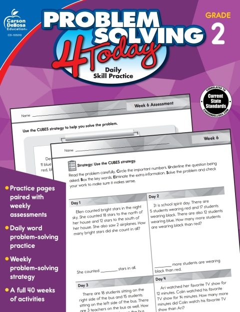 Cover image for book Problem Solving 4 Today, Grade 2