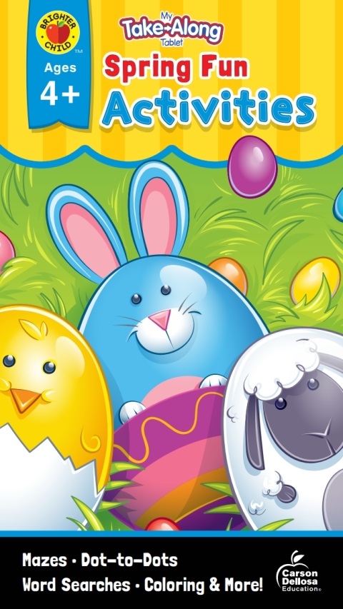 Cover image for book My Take-Along Tablet Spring Fun Activities, Ages 4 - 5