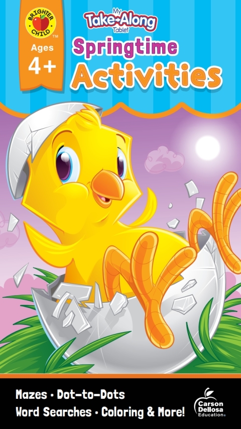 Cover image for book My Take-Along Tablet Springtime Activities, Ages 4 - 5