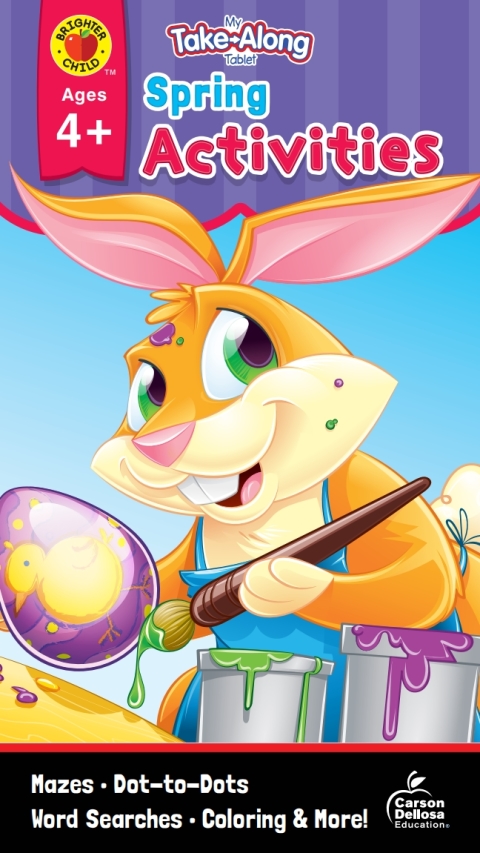 Cover image for book My Take-Along Tablet Spring Activities, Ages 4 - 5