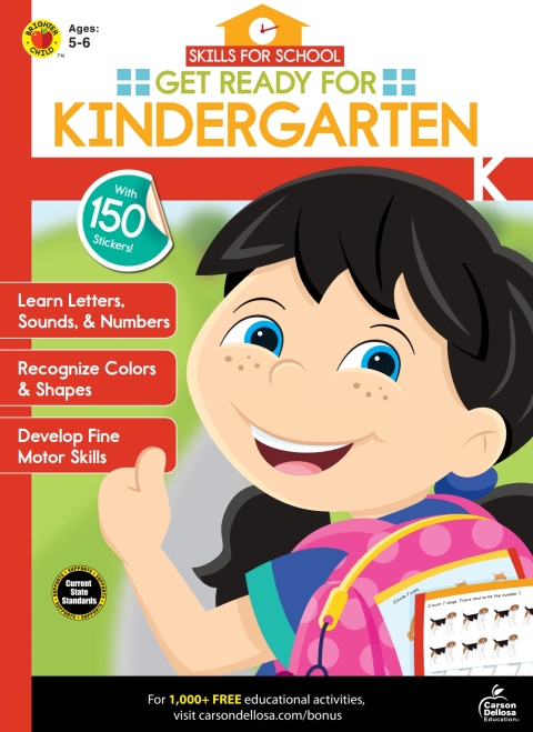 Cover image for book Skills for School Get Ready for Kindergarten, Grade K