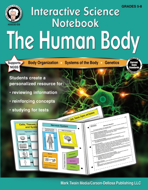 Cover image for book Interactive Science Notebook: The Human Body Workbook