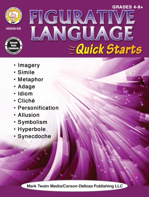 Cover image for book Figurative Language Quick Starts Workbook