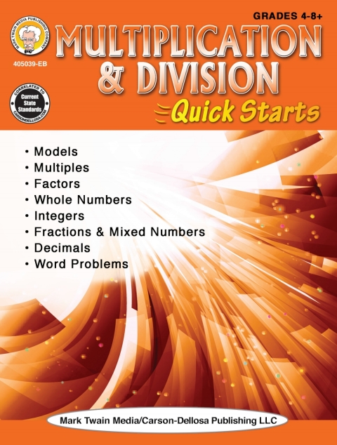 Cover image for book Multiplication & Division Quick Starts Workbook