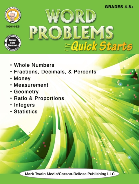 Cover image for book Word Problems Quick Starts Workbook